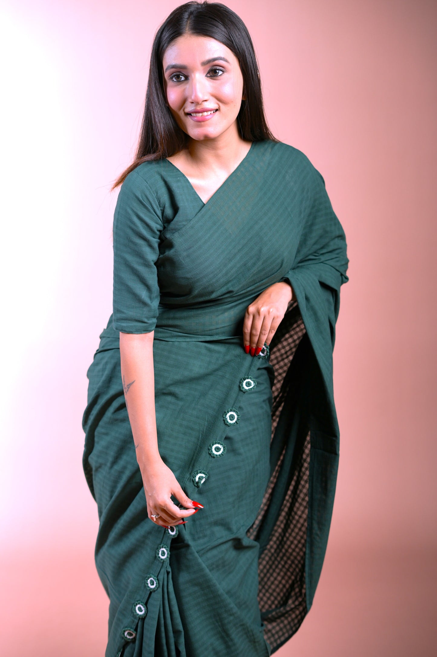 Kachhi Keri Handloom Saree