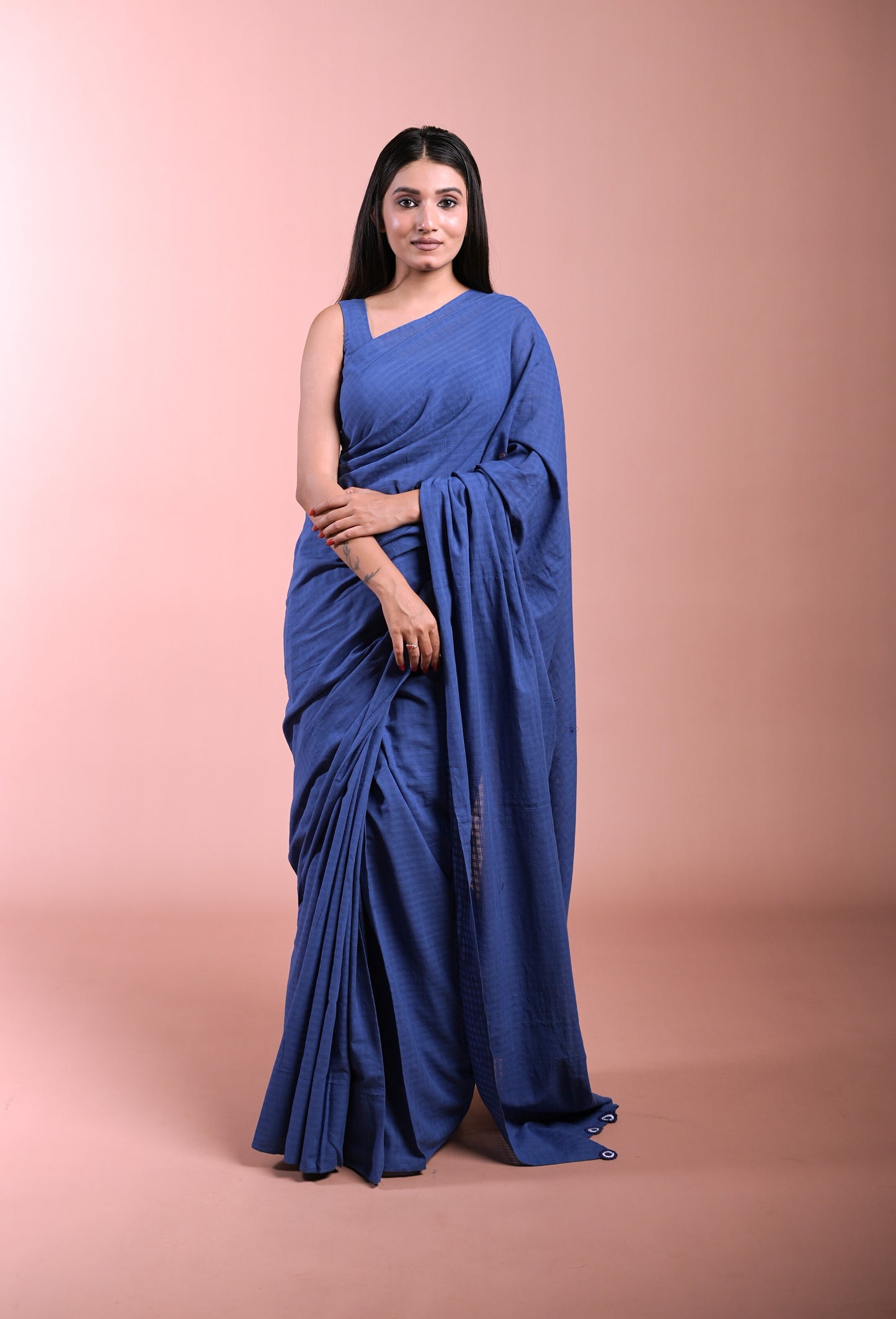 Blue Lagoon Handloom Saree