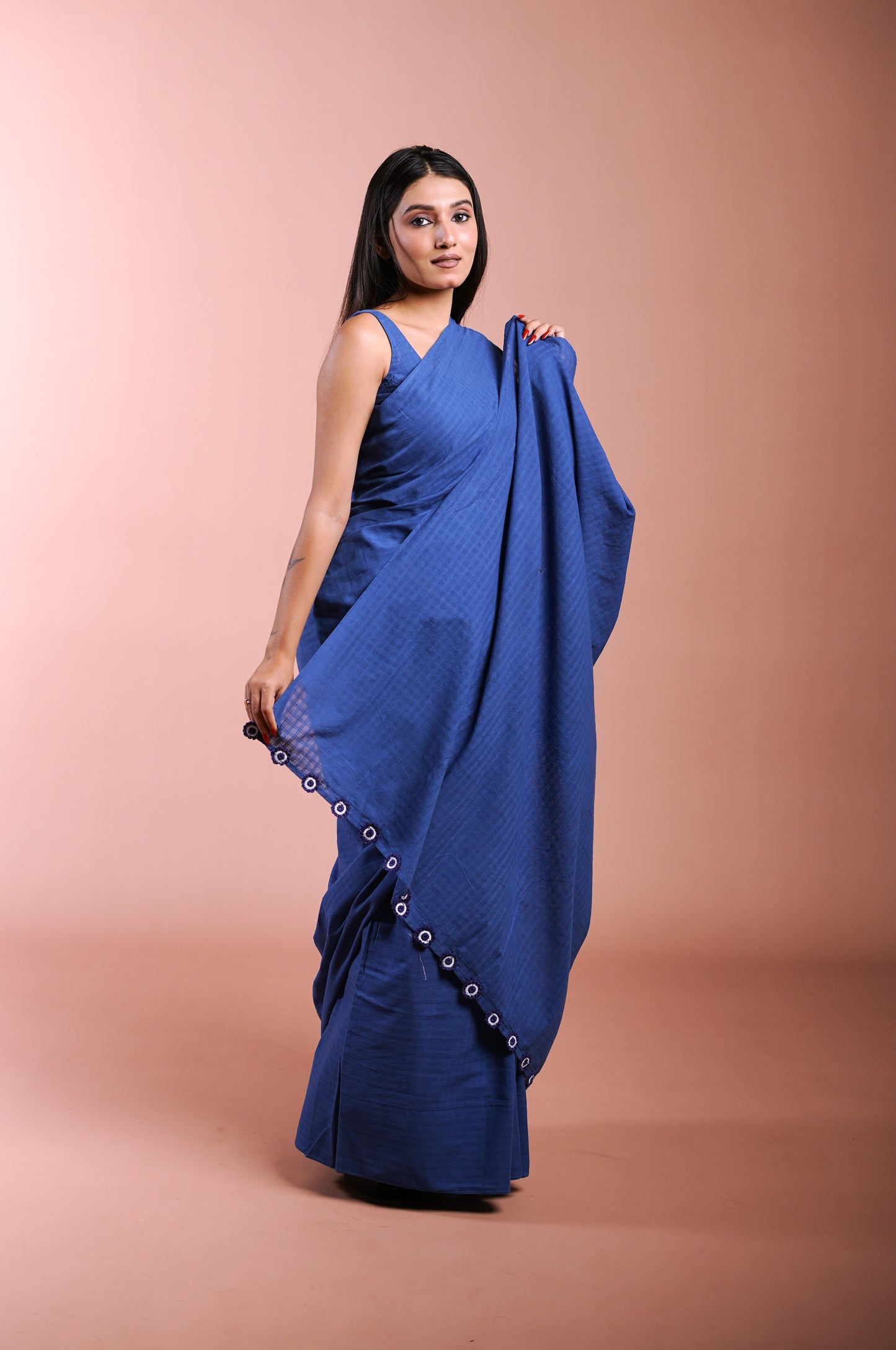 Blue Lagoon Handloom Saree
