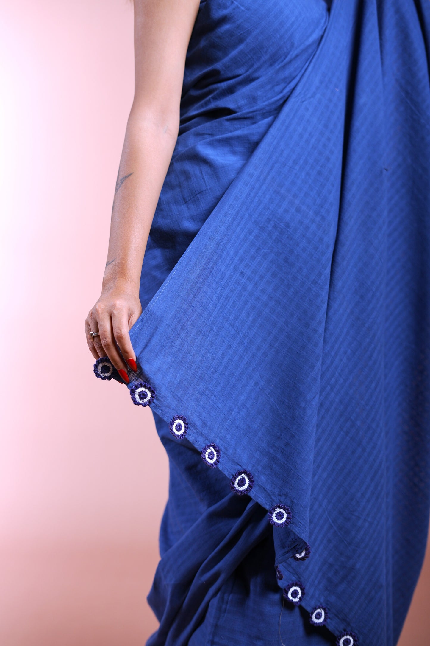 Blue Lagoon Handloom Saree