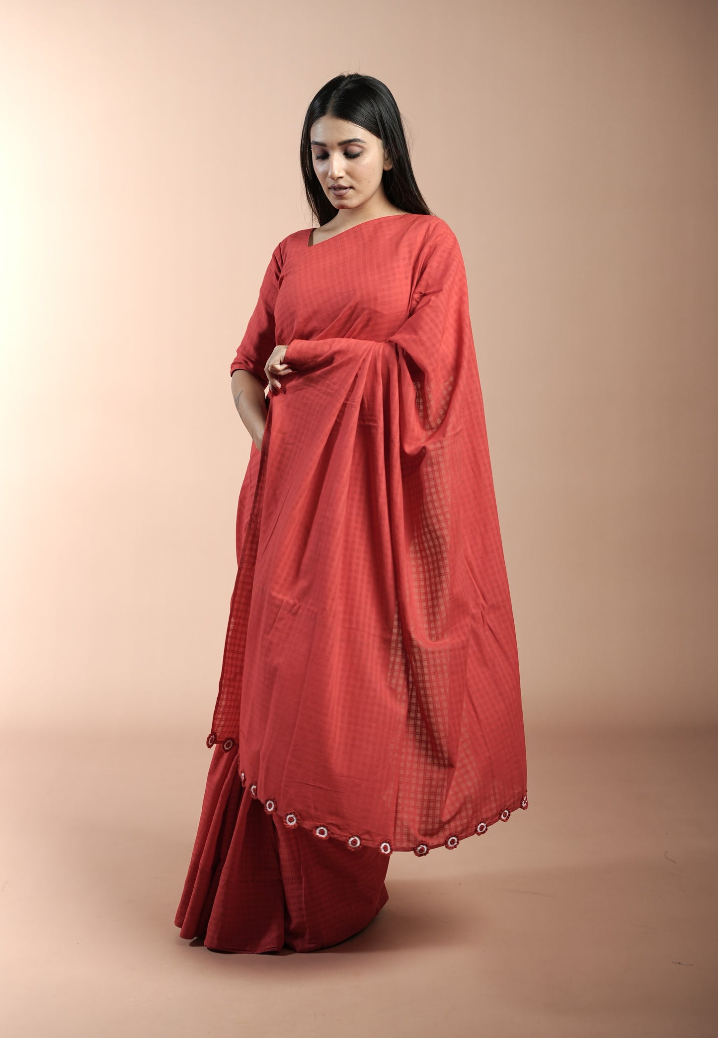 Gulab Handloom Saree