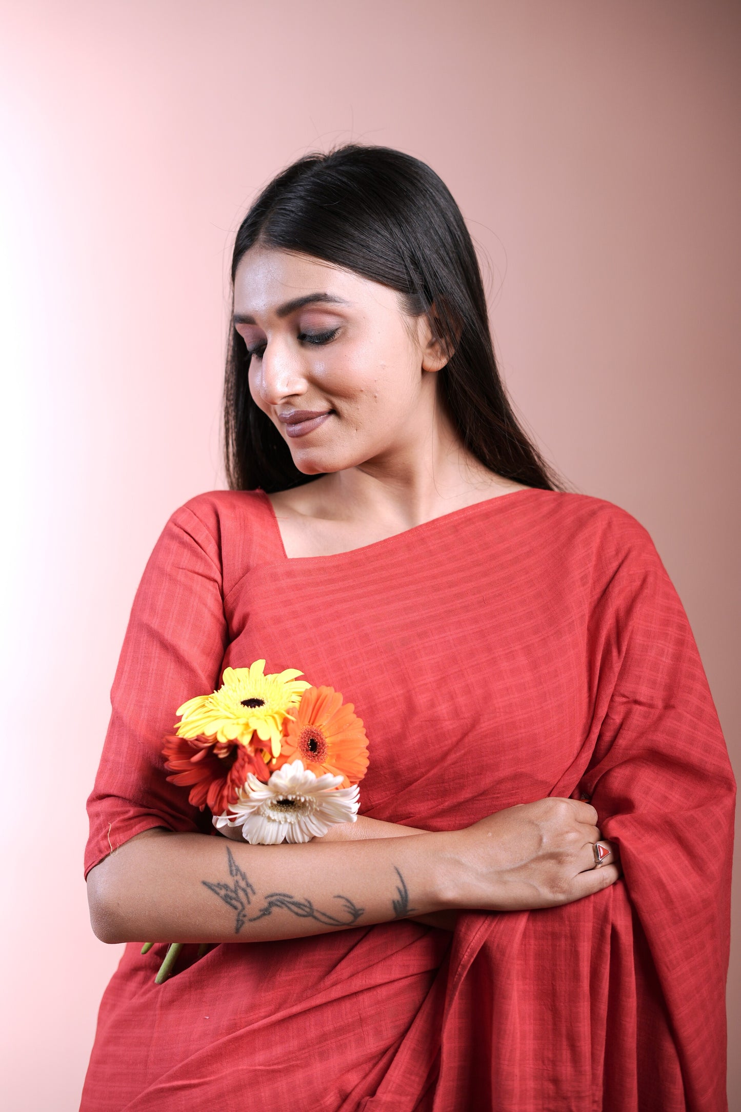 Gulab Handloom Saree