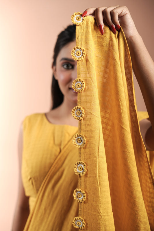 Pina Colada Handloom Saree