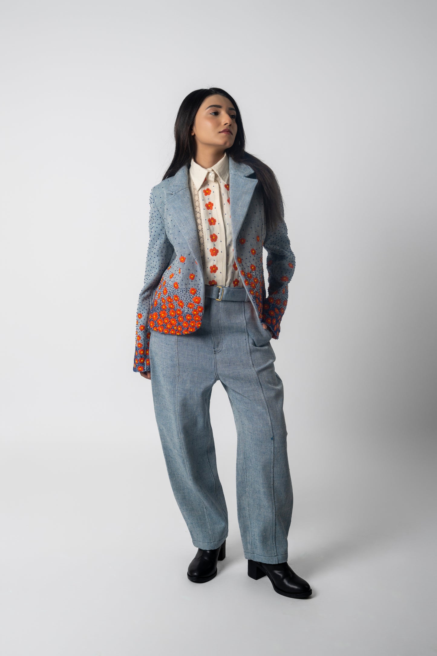 Khadi Denim Trousers