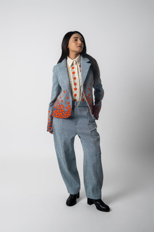 Khadi Denim Trousers