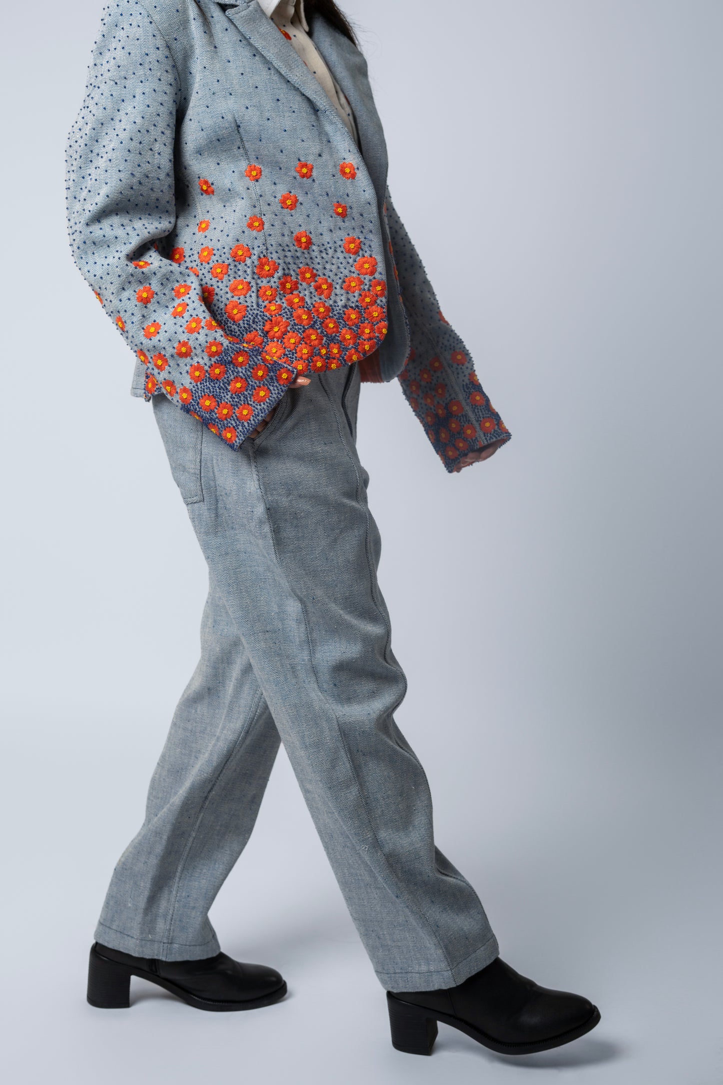 Khadi Denim Trousers
