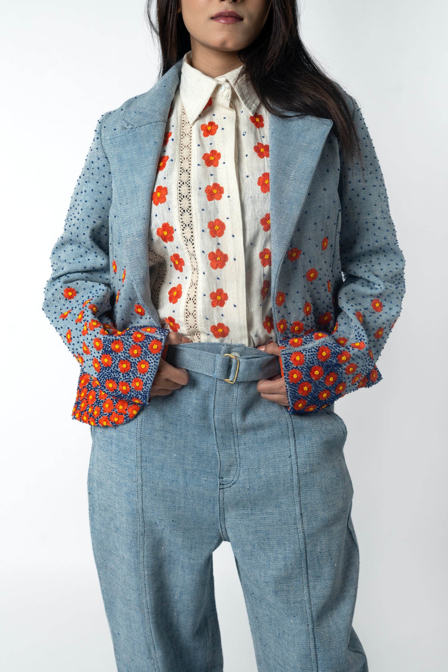 Khadi Denim Trousers