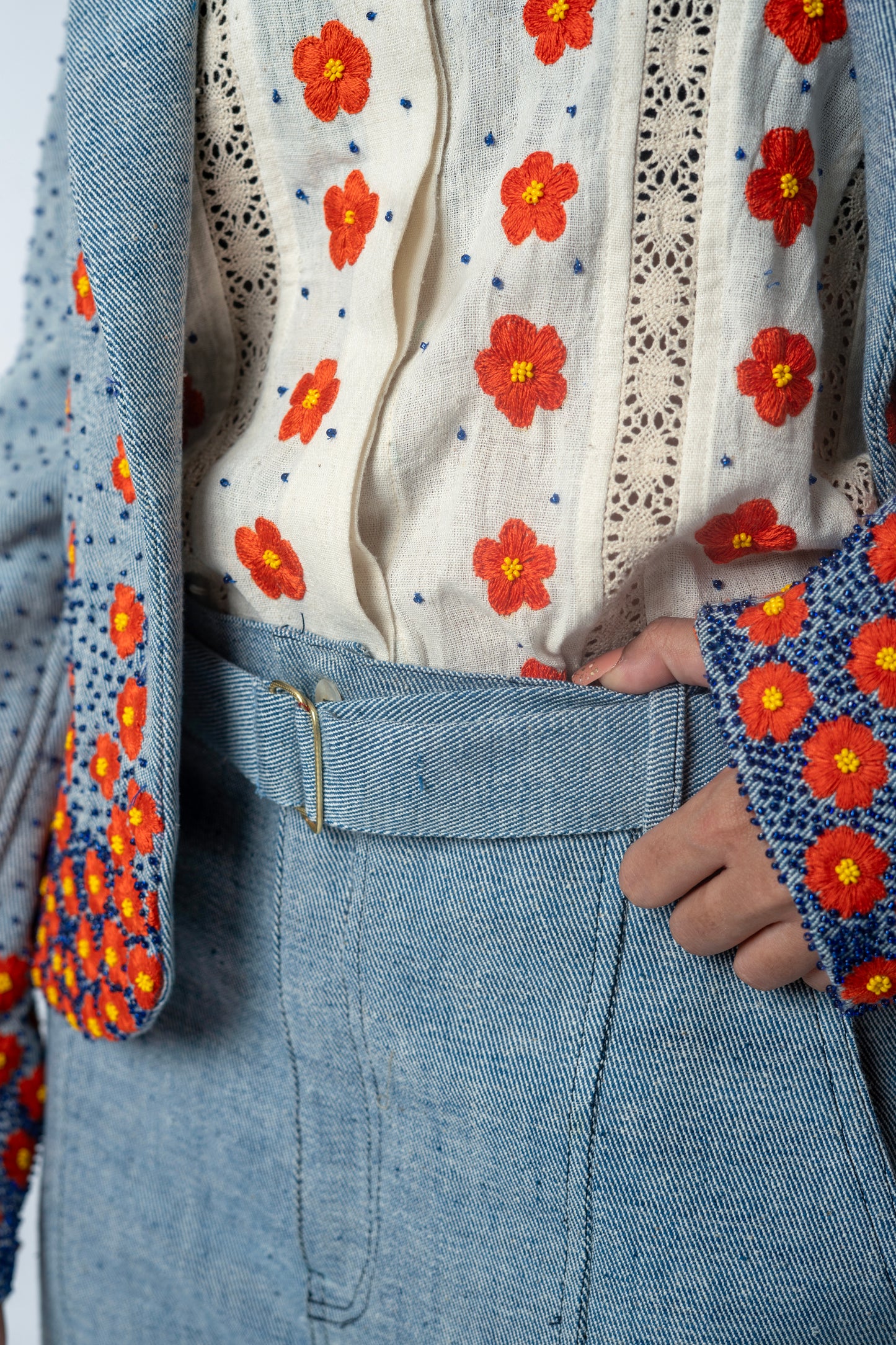 Khadi Denim Trousers