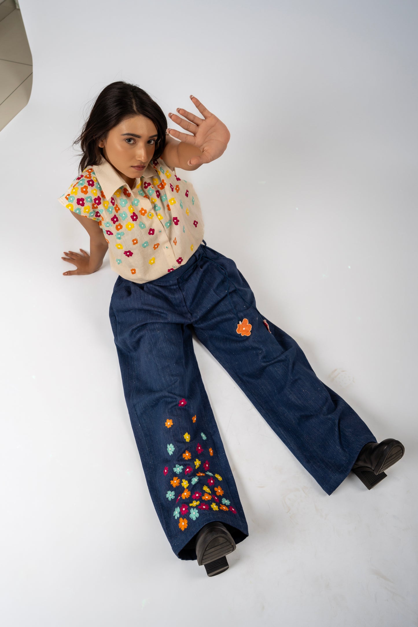 Starlit Denim Pants