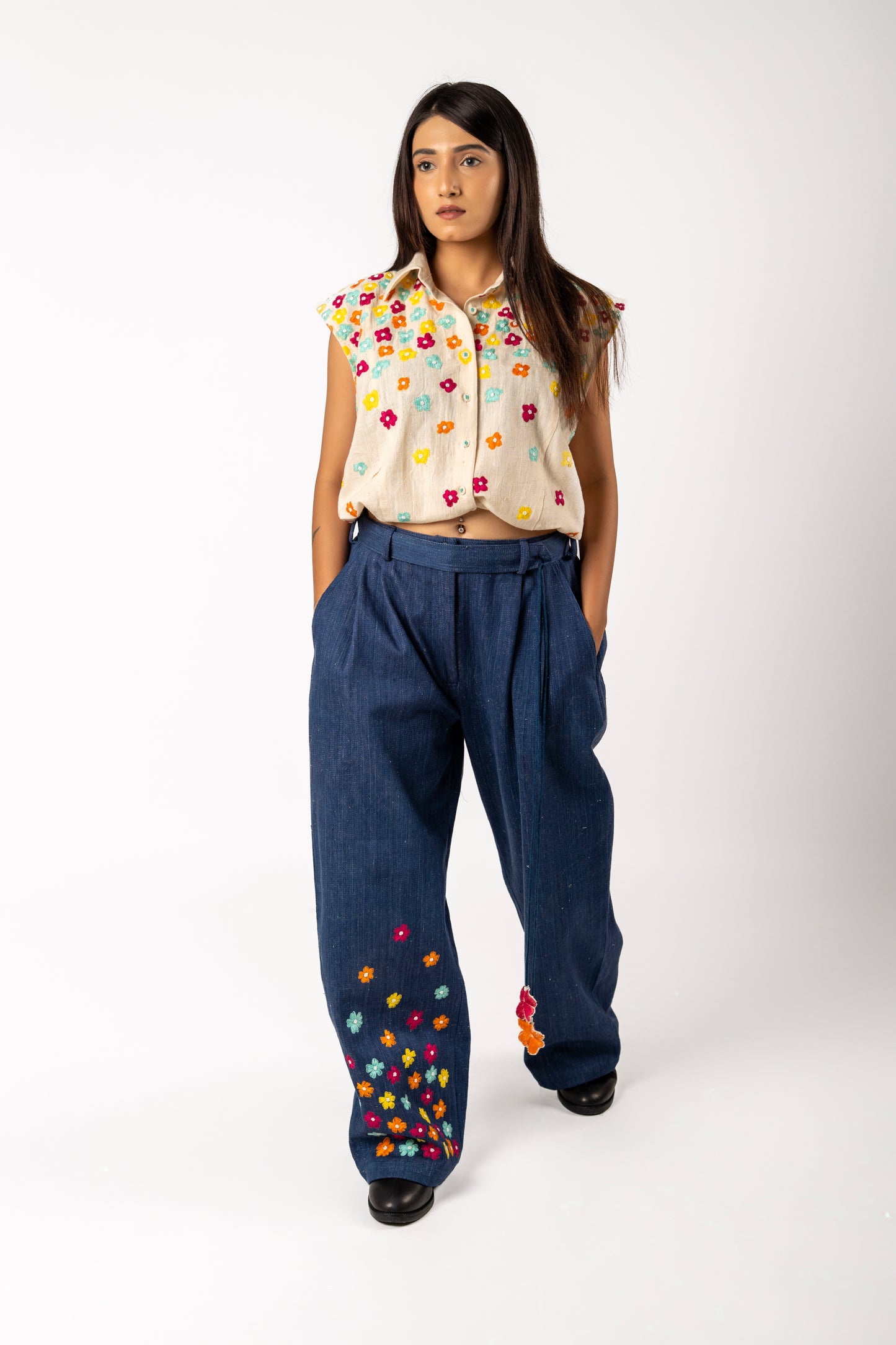 Starlit Denim Pants