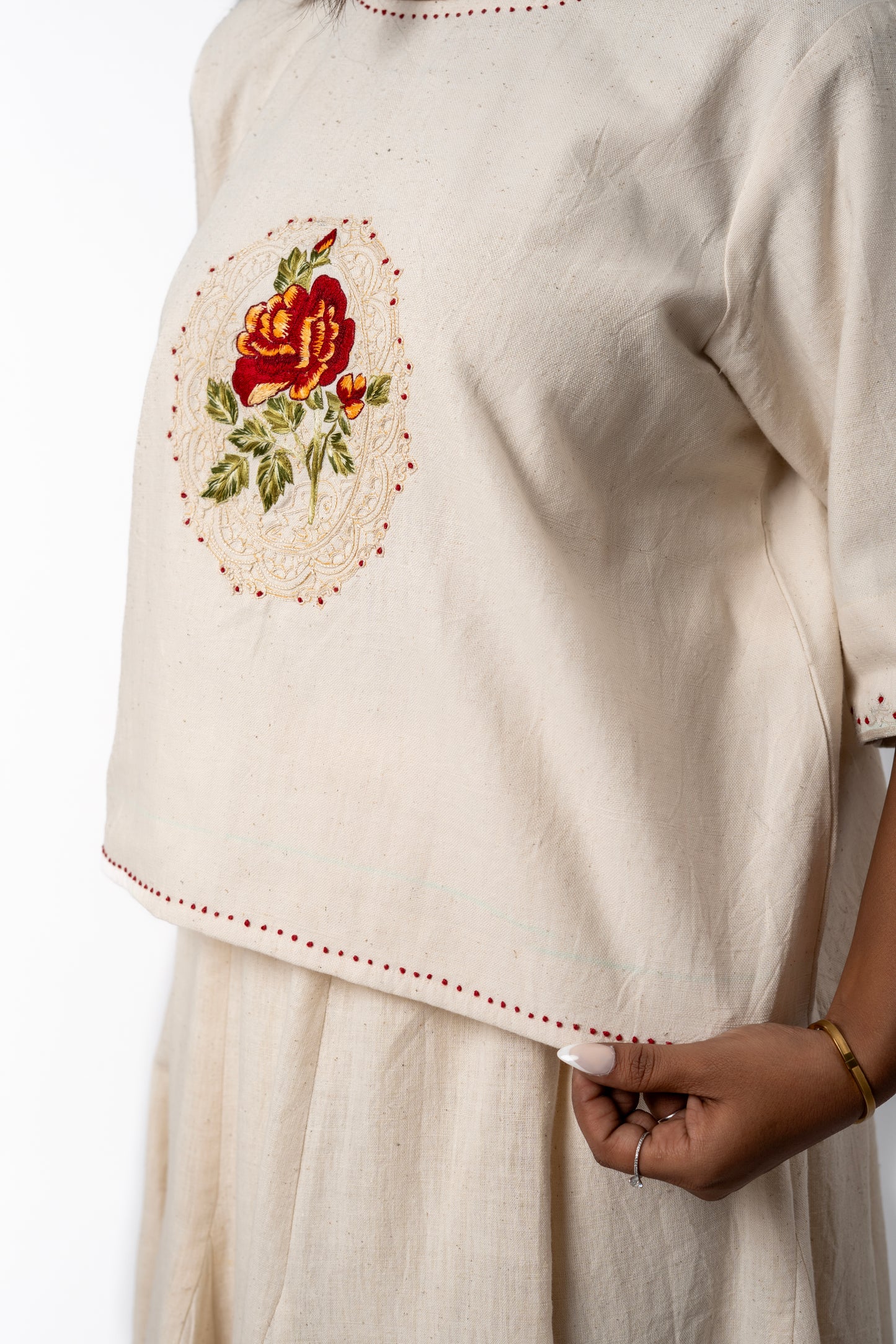 Whispered Rose Top