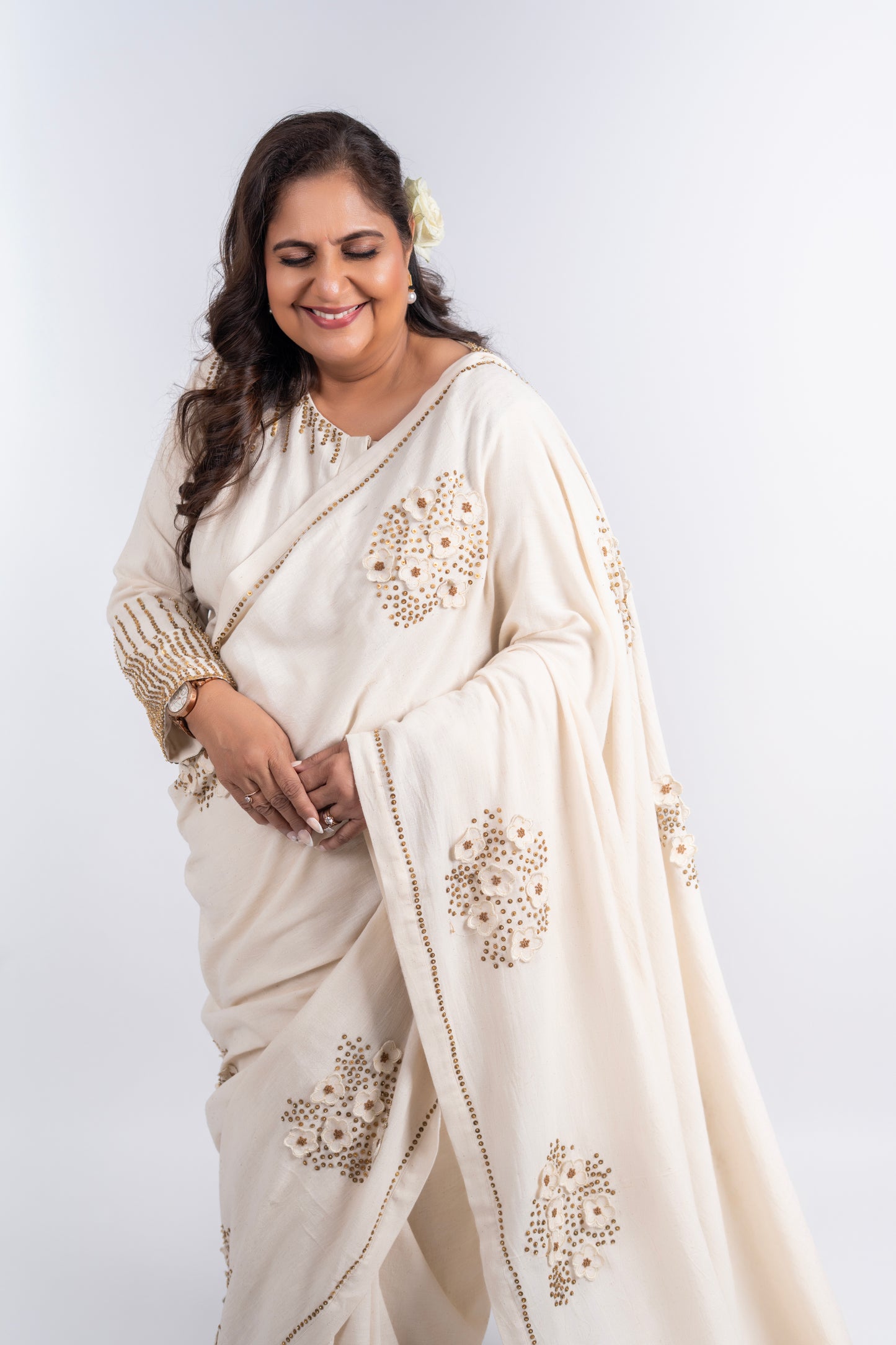 Quiet Bloom Saree